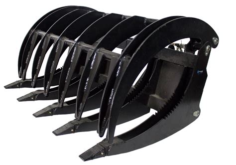 skid steer grapple rake/root the quick claw|extreme root grapple rake attachments.